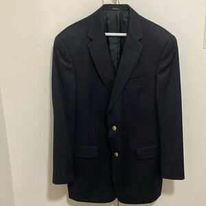 Hart Schaffner Marx 1887 Navy Blue Wool 2 Button Blazer Jacket. Size 41R.